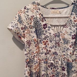 Roolee floral maxi dress, size xxs.